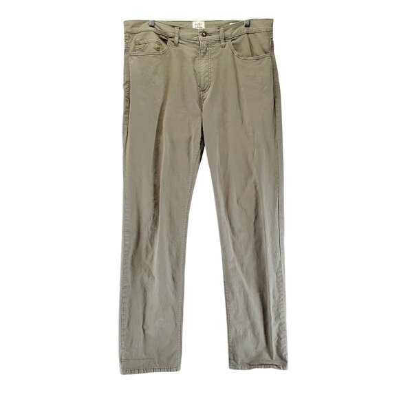 Flint And Tinder Pants Mens 34x32 Khaki Brown Straight Fit Cotton Blend - Picture 1 of 14